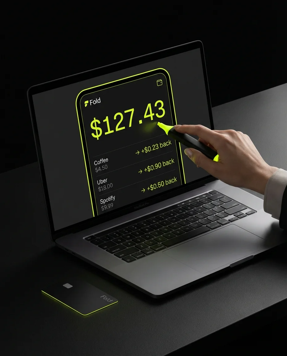 Fold Screenshare ad — This is what 'instant cashback' actually looks like.