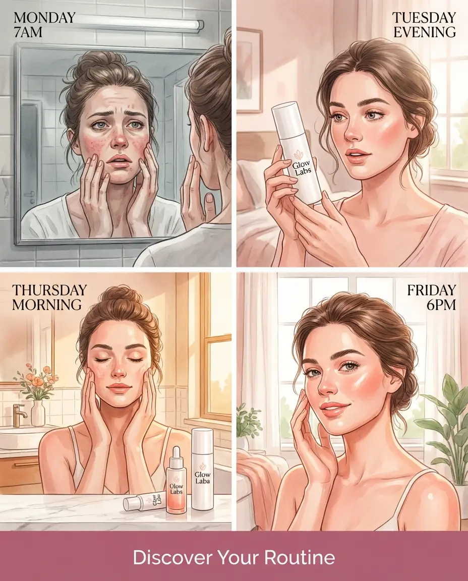 Glow Labs Story Panel ad — Your skin barrier knows when you've been using the wrong products