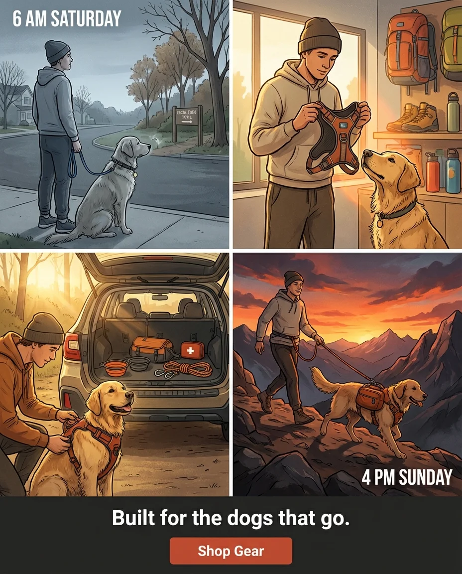 Wayward Story Panel ad — Same dog. Different range.