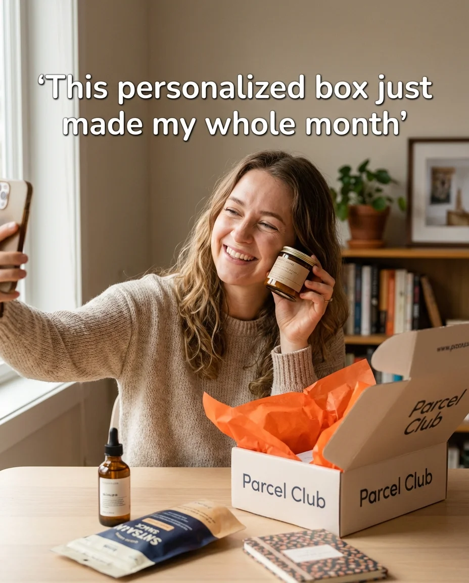 Parcel Club UGC ad — POV: Your taste quiz actually knew what you'd love